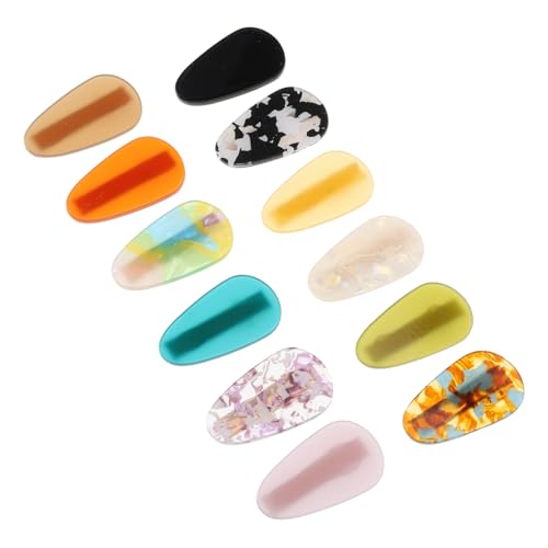 VALICLUD 12 Stück Entebilly Jacket Set Kleine Haarclip Haarstyling-Clips kleine Haarkrallen Haarnadel für den Kopf Neuheit Haarspangen Mädchen Haarzubehör Haarspangen für Frauen Acetat von VALICLUD