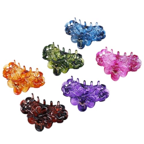 VALICLUD 12 Stück Große Haarspangen Bunte Kunststoff Klaue Clips für Dickes Haar Haarschmuck für und Mädchen Rutschfeste Haarklammern mit Einzigartigem Design für Sicheren von VALICLUD
