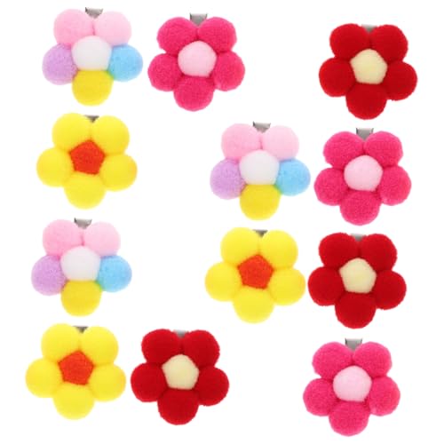 VALICLUD 12 Stück Mohnballhaarclip Haarspangen mit Kugelbommel Haarklammern Party Zubehör Haarschmuck für Mädchen Haarspangen für kleine Mädchen Mini-Haarspangen Haarspangen süß Polyester VALICLUD 12 Stück Mohnballhaarclip Haarspangen mit Kugelbommel Haarklammern Party Zubehör Haarschmuck für Mädchen Haarspangen für kleine Mädchen Mini-Haarspangen Haarspangen süß Polyester von VALICLUD