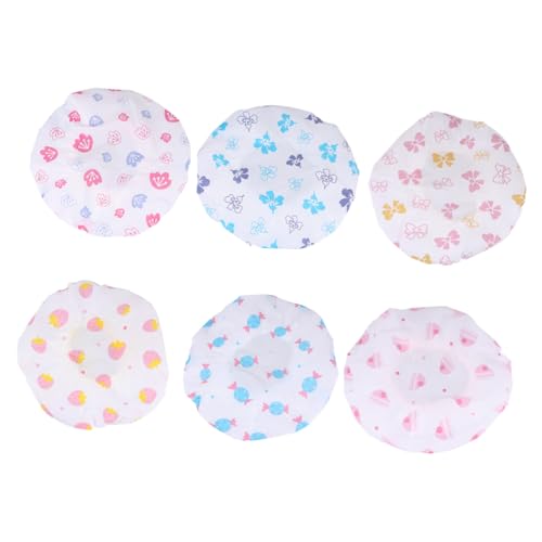 VALICLUD 12 Stück Duschhut Cartoon Pvc Öl Und Staubschutz Für Damen Und Herren Wiederverwendbare Duschhaube Für Dusche Küche Und Spa von VALICLUD