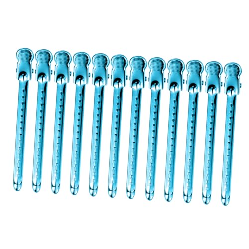 VALICLUD 12 Stück Teiliges Haarnadel Lange Metallische Haarclips in Himmelblau Langlebige Haarklammern zum Fixieren und Stylen für Frauen Geeignet für Salon Zuhause und Dickes oder von VALICLUD