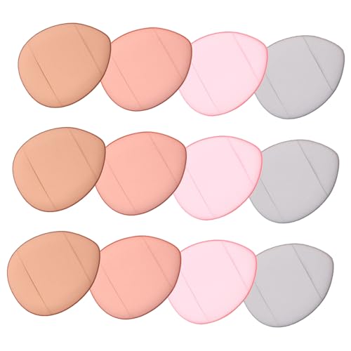 VALICLUD 12 Stück Teiliges Mini Makeup Puderquaste mit Fingerband Weiche Blending Powder Puff für Foundation und Concealer Vielseitiges Make Up Werkzeug für Frauen und Mädchen von VALICLUD