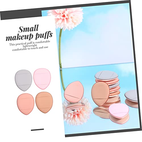 VALICLUD 12 Stück Teiliges Mini Puderquaste Weiche Facial Foundation Schwämme Finger Cosmetic Tool für Präzises Make Up Geeignet für Frauen und Mädchen Bunte Farbmischung von VALICLUD