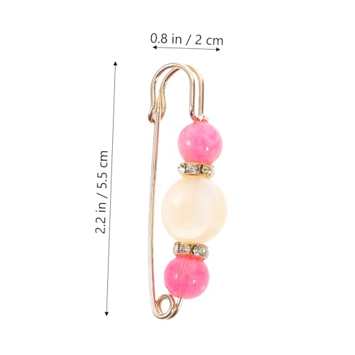 VALICLUD 12 Stück Teiliges Sicherheitsnadeln Schmucknadeln Dekor Clips für Schals Kleider Pullover Modische Glatte Oberfläche Vielseitig Einsetzbar zum Verstellen und Sichern der Kleidung von VALICLUD