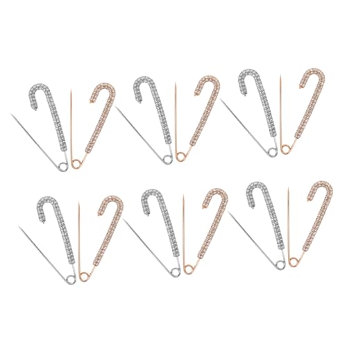VALICLUD 12 Stück Teiliges Taillen Schrumpf für Damen Hosen und Rock Optimierer Rutsch Sicherheitsnadeln Kristallverzierte Kleidungs Accessoires für Pullover Strickjacken Schnell VALICLUD 12 Stück Teiliges Taillen Schrumpf für Damen Hosen und Rock Optimierer Rutsch Sicherheitsnadeln Kristallverzierte Kleidungs Accessoires für Pullover Strickjacken Schnell von VALICLUD