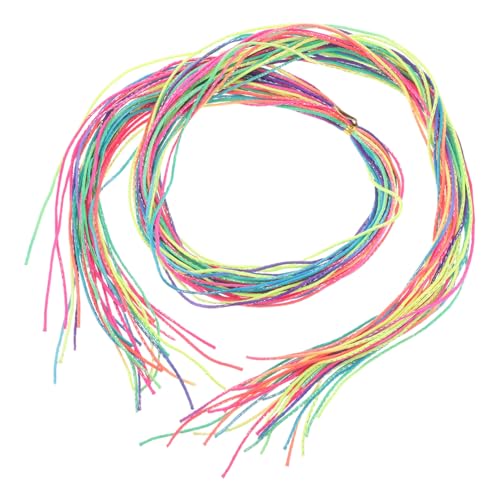 VALICLUD 120 Stück Haarwickelband Bunte Farbverlauf Flechtbänder Wiederverwendbare Haarstränge für Zöpfe Robuste Flechtseile für Mädchen DIY Styling Zubehör für Trendige von VALICLUD