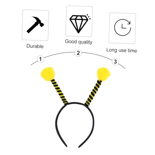 VALICLUD 12st Insekten-antennen-stirnband Festival Kopfschmuck Haarspange Tiara Kinderkleider Baby Stirnbänder Frauen Stirnband Halloween-haarbänder Stoff Erwachsener Babykleidung Mädchen von VALICLUD