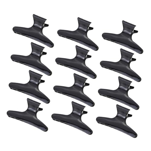 VALICLUD 12stücke Haarspangen Aus Kunststoff Für Friseur Und Heimgebrauch Haarbefestigungsklammern Zum Locken Und Stylen Salonbedarf Für Mädchen Damen Und Männer von VALICLUD