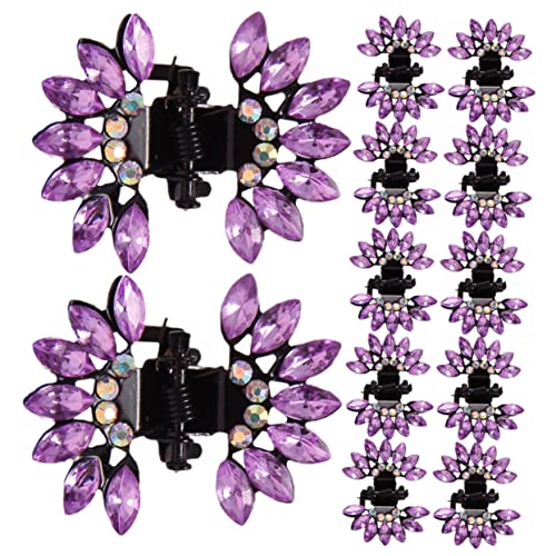 VALICLUD 12stücke Winzige Schmetterlings-haarspangen Haarklammern Für Dünnes Haar Haarglitzer Kleine Haarklammern Für Mädchen Für Zartes Haar Für Frauen von VALICLUD