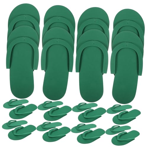 VALICLUD 12paare Eva Spa Pantoffeln Einweg Gästepantoffeln Für Damen Fuß-spa-schuhe Zum Einmalgebrauch Weiche Pediküre Hausschuhe Leicht Tragbar Für Salon Und Heimgebrauch von VALICLUD