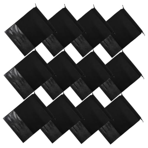 VALICLUD 12stücke Schuhbeutel Aus Vlies Mit Kordelzug Tragbar Für Reisen Geeignet Für Hausschuhe Sandalen Lederschuhe Tanzschuhe Kinderschuhe Wanderschuhe Geldbörsen Kleidung Handtaschen Wa von VALICLUD