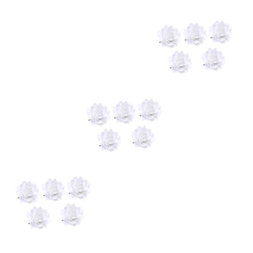 VALICLUD 15 Stk Haarspange Blumennadeln für Kleidung Blumen-Haarnadel Brautkopfschmuck für die Hochzeit hochzeitshaar schmuck wedding hair accessories Blumenbrosche Blumenclips Weiß VALICLUD 15 Stk Haarspange Blumennadeln für Kleidung Blumen-Haarnadel Brautkopfschmuck für die Hochzeit hochzeitshaar schmuck wedding hair accessories Blumenbrosche Blumenclips Weiß von VALICLUD