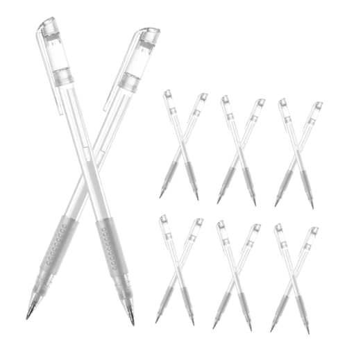VALICLUD 15 Stück Augenbrauenstift Anfänger Gestaltung markieren Professional natürlich klarer Füllfederhalter pilot füllfederhalter Skin-Tag-Stift Hautmarker Plastik Weiß von VALICLUD