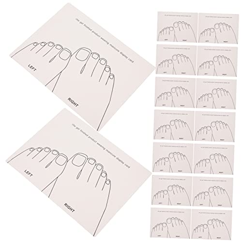 VALICLUD 15 Stück Fußschimmelpilzkarte für Nägel Farbe Anzeigekarten für Nagelspitzen Displaykarten für falsche Nägel Zubehör für Nagelstudios Nägel zeigen Karten an Maniküre Papier VALICLUD 15 Stück Fußschimmelpilzkarte für Nägel Farbe Anzeigekarten für Nagelspitzen Displaykarten für falsche Nägel Zubehör für Nagelstudios Nägel zeigen Karten an Maniküre Papier von VALICLUD