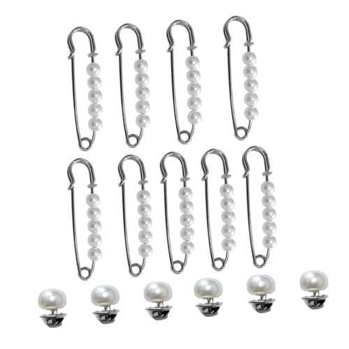 VALICLUD 15 Stück Teiliges Dekoratives Corsage Broschen mit Feststehenden Kleidungsnadeln Kreative Perlen Anstecknadeln für Kleidung Rucksäcke Taschen Geeignet für Damen von VALICLUD