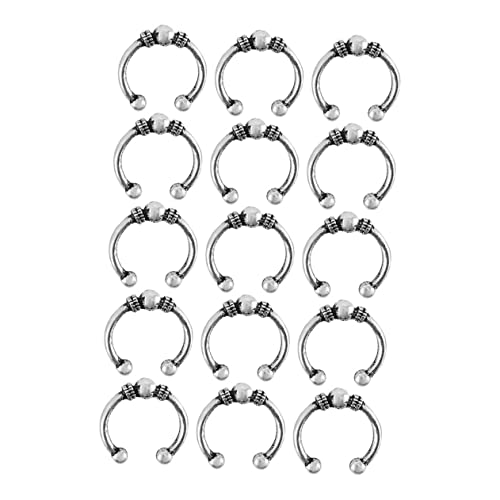 VALICLUD 15 Stück Teiliges Haarschmuck aus Haarspangen für Damen für Hochzeiten Partys und Täglichen Gebrauch Leicht und Komfortabel zum Einflechten von Haarsträhnen von VALICLUD