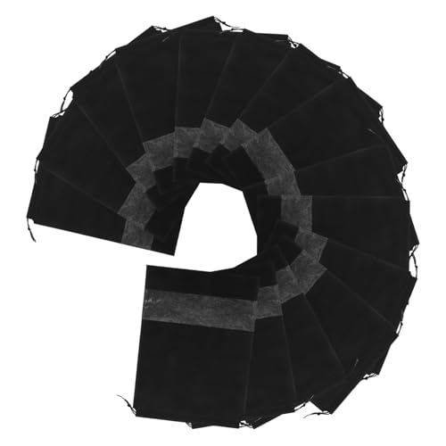 VALICLUD 15 Stück Teiliges Schuhbeutel Langlebigem Vliesstoff mit Staubschutz Kordelzug Transparente Fenster Leichte Tragbare Aufbewahrungstaschen für Reisen Business Männer Frauen von VALICLUD