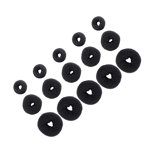 VALICLUD 15stücke Mädchen Unsichtbar Haar Donut Bun Maker Chignon Haar Donut Buns Maker Für Styling Werkzeug Modellierung Zubehör von VALICLUD