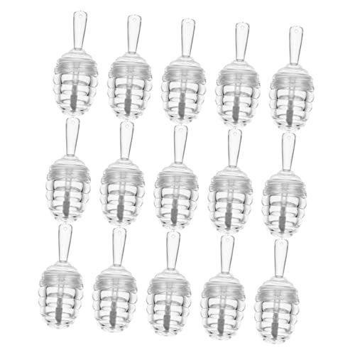 VALICLUD 15stücke Wiederverwendbare Lip Gloss Tuben Im Honigtopf-Design Für Lippenpflege Leere Behälter Für Lip Balm Und Transparente Fläschchen Für Kreative Anwendungen von VALICLUD