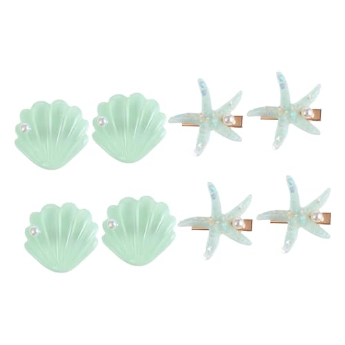 VALICLUD 16 Stk Seestern Shell Haarspange haarschmuck Haarklammern Haarverzierung Set haar clips Muschel Haarspange Muschel-Haarspangen Muschel Haarnadel Haarnadel-Kopfschmuck von VALICLUD