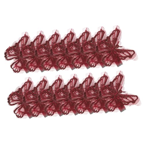 VALICLUD 16 Stück Teiliges Haarklammern für Damen Schmetterlings Haarspangen mit Stickerei Eleganter Haarschmuck für Familie von VALICLUD