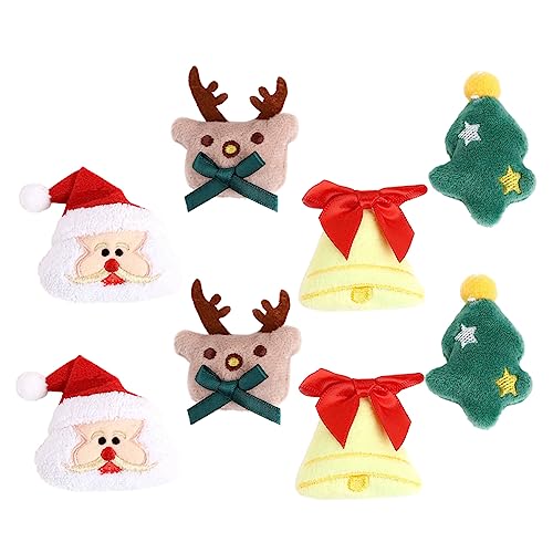 VALICLUD 16stücke Teiliges Weihnachtsbroschen Plüsch Niedliche Cartoon-anstecker Für Festliche Kleidung Und Dekoration Zu Weihnachten von VALICLUD