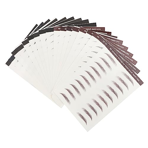 VALICLUD 18stücke Pack Haarentfernung Augenbrauen Aufkleber Wasserfest Natürliche Augenbrauen Imitation Aufkleber Make-up von VALICLUD