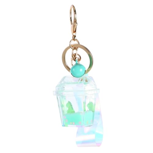VALICLUD 1PC Frucht Liquid Quicksand Keychain Acryl Keyring Bag Ornament von VALICLUD