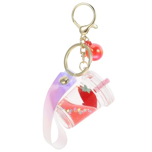 VALICLUD 1PC Frucht Liquid Quicksand Keychain Acryl Keyring Bag Ornament VALICLUD 1PC Frucht Liquid Quicksand Keychain Acryl Keyring Bag Ornament von VALICLUD