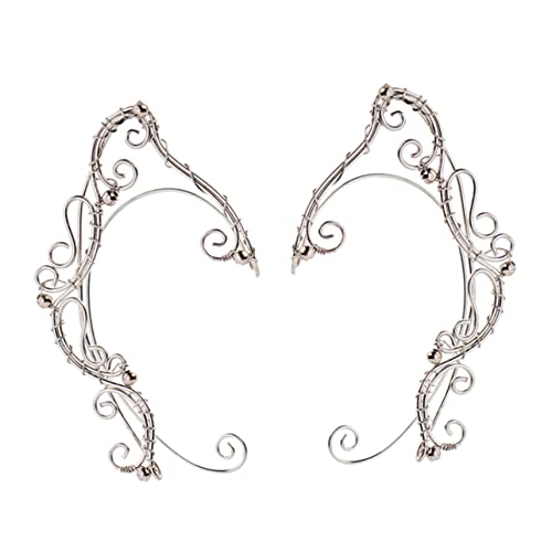 VALICLUD Elfen Ohrringe Ohrclip Ohrmanschetten Damen Ohrschmuck Ear Cuffs Ear Cuff Clip Earrings Für Alltag Cosplay Verabredungen von VALICLUD