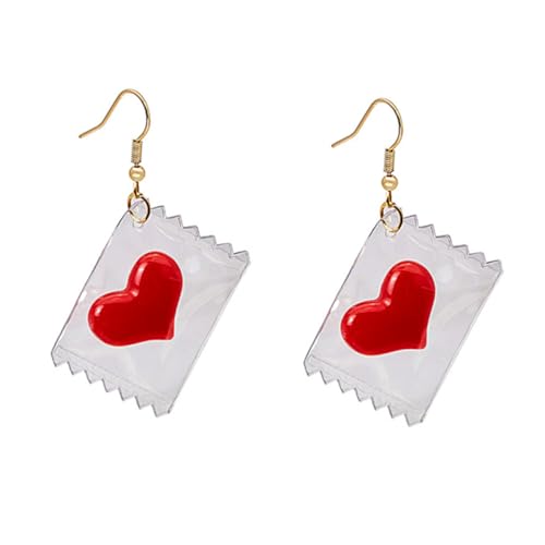 VALICLUD 1Paar Herzohrringe Candy Form Süße Valentinstag Ohrhänger Für Frauen Transparente Niedliche Ohrstecker Im Minimalistischen Design Perfektes Für Romantische VALICLUD 1Paar Herzohrringe Candy Form Süße Valentinstag Ohrhänger Für Frauen Transparente Niedliche Ohrstecker Im Minimalistischen Design Perfektes Für Romantische von VALICLUD