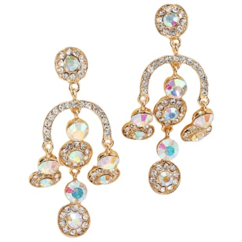 VALICLUD 1Paar Kronleuchter Dangle Ohrringe Für Frauen Hochzeitsohrringe Glänzende Disco Ballohrringe Für Besondere Anlässe Komfortabel Leicht Als VALICLUD 1Paar Kronleuchter Dangle Ohrringe Für Frauen Hochzeitsohrringe Glänzende Disco Ballohrringe Für Besondere Anlässe Komfortabel Leicht Als von VALICLUD