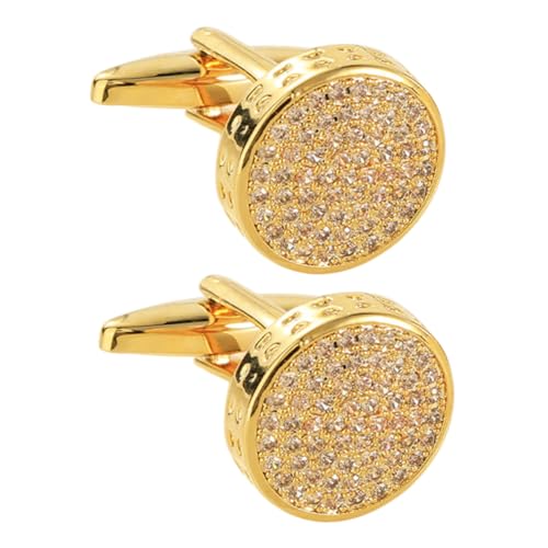 VALICLUD Manschettenknöpfe Für Herren Knopfabdeckungen Hemdknopfabdeckungen Strass-dekorknöpfe Dekorative Manschettenknopfabdeckungen Knopfabdeckungen Für Hemden Klassische von VALICLUD