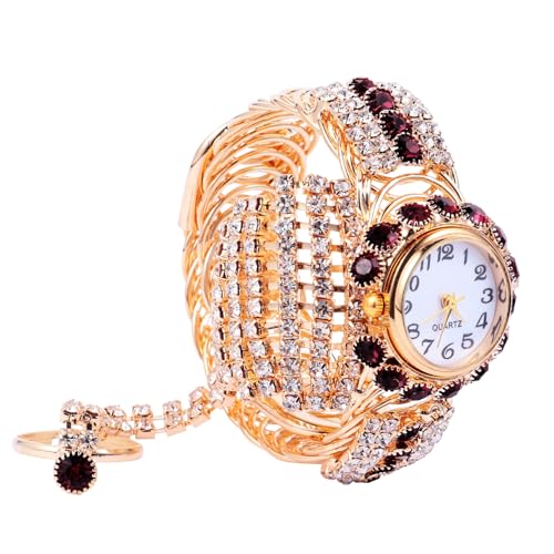 VALICLUD Quarzuhr Für Damen Mädchen Spiegel Kratzfest Stoßfest Große Arabische Ziffern Handgefertigt Lässige Uhr Modisches Accessoire Für Alltag Shopping Verabredungen Pendeln von VALICLUD