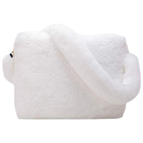 VALICLUD 1Pc Plüsch-Umhängetasche Tasche mit großer Kapazität Chic Messenger Bag Aufbewahrungstasche von VALICLUD