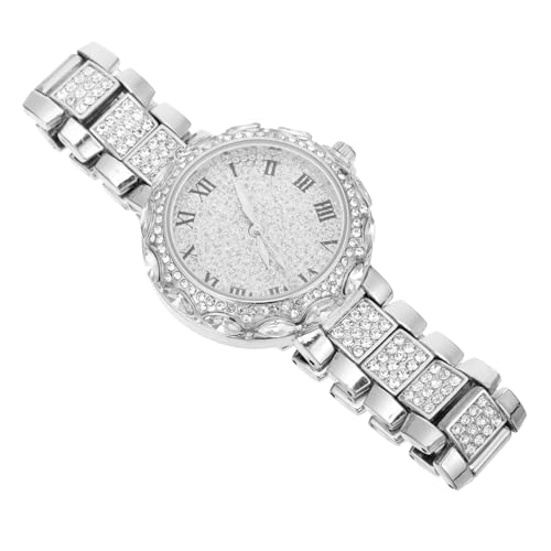 VALICLUD 1Stk Anschauen damenarmbanduhr Ladies Watch Watch Versatile Watch The Watch Studenten schauen zu Frauen beobachten Studentenarmbanduhr Gürteluhr Strass Uhr Strasssteine Silver VALICLUD 1Stk Anschauen damenarmbanduhr Ladies Watch Watch Versatile Watch The Watch Studenten schauen zu Frauen beobachten Studentenarmbanduhr Gürteluhr Strass Uhr Strasssteine Silver von VALICLUD