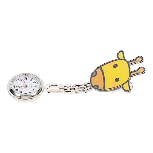 VALICLUD Taschenuhr Für Krankenschwester Studentenuhr Hirschform Quarzuhr Medizin Uhr Mit Clip-Design Für Krankenhäuser Und Prüfungen von VALICLUD