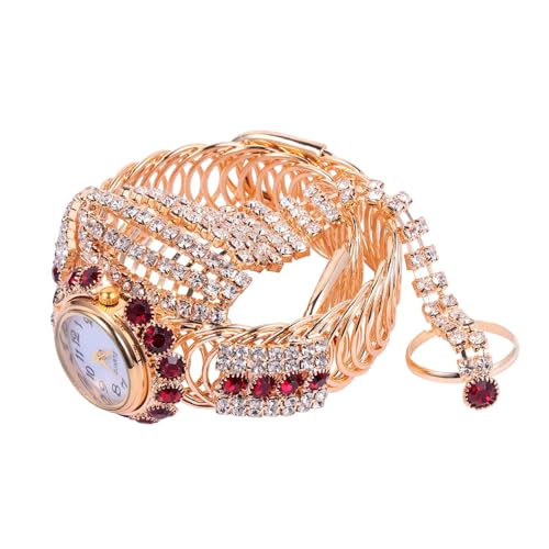 VALICLUD 1Stk Damenringuhr weinachts Weihnachten weihnsgeschenke damenringe weinachtsgeschenk Teelichthalter Frauen Modeuhr für Mädchen Uhr mit Quarzwerk Legierung rot VALICLUD 1Stk Damenringuhr weinachts Weihnachten weihnsgeschenke damenringe weinachtsgeschenk Teelichthalter Frauen Modeuhr für Mädchen Uhr mit Quarzwerk Legierung rot von VALICLUD