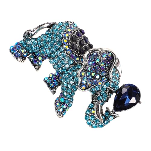 VALICLUD Elefantenbrosche Mit Strass Für Kleidung Und Schals Hübsches Accessoire Für Partys Und Täglichen Gebrauch Dekorative Brosche von VALICLUD