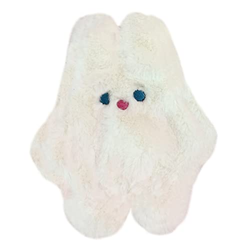 VALICLUD 1stück Kawaii Plush Geldbörse Niedlicher Reißverschluss Münzbeutel Für Frauen Und Mädchen Tragbare Geldtasche Für Kosmetik Und Kleingeld Weiß von VALICLUD