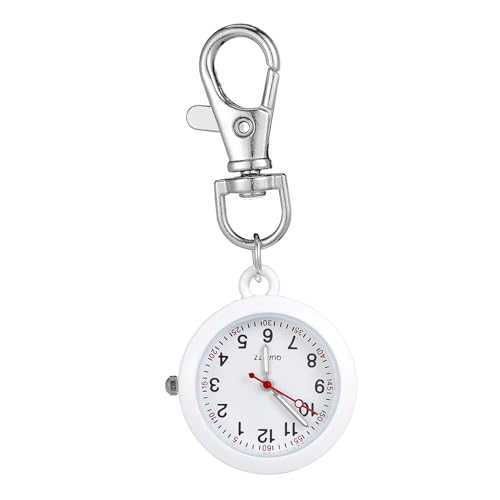 VALICLUD Metall-taschenuhr Aus Edelstahl Und Glas Vintage-taschenuhr Mit Anhänger Einfache Und Dekorative Hängende Taschenuhr Für Berufstätige von VALICLUD