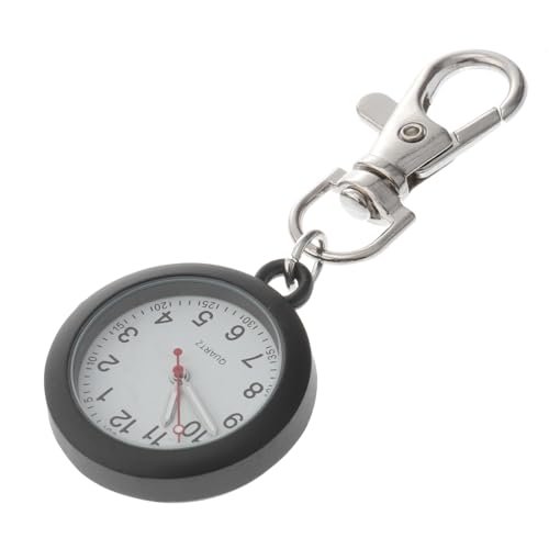 VALICLUD Metall Taschenuhr Für Krankenschwestern Tragbare Hängeuhr Zarte Quarz Uhr Schlüsselanhänger Für Pflegekräfte Dekorative Uhr Für Den Einsatz Und Alltag von VALICLUD