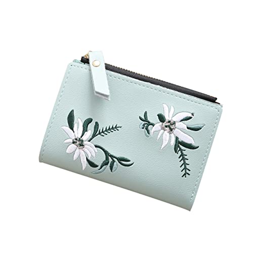 VALICLUD 1Stk Kurze Geldbörse damengeldbörse damenbörse mini mini Portemonnaie kleingeldbeutel mit reißverschluss portmonee Leder - für Frauen von VALICLUD