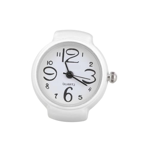 VALICLUD 1stk Modischer Uhrenring Digitaluhren Für Herren Ringuhr Für Watch Finger Ring Goldene Ringuhr Herren-digitaluhr Ringe Stern-haarspangen Damenring Rot Weiß Wählen Wasserdicht Kind von VALICLUD