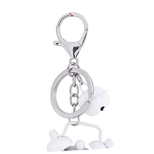 VALICLUD 1Stk Schlüsselanhänger Uhr Wecker Schlüsselband Taschenuhr tragbar Halter Weckerlicht Alarm Batterie Digitaluhr Mode Design Ideas Mode-Design Geschenkeidee Geschenkidee Weiß von VALICLUD