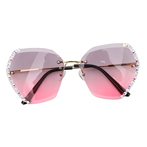 VALICLUD 1stk Tropische Sonnenbrille Damenbrille Sol Party-sonnenbrille Klare Sonnenbrille Mode Sonnenbrillen Strass-sonnenbrille Frau Sonnenbrille Schöne Sonnenbrille Fräulein Anti-uv Rot von VALICLUD