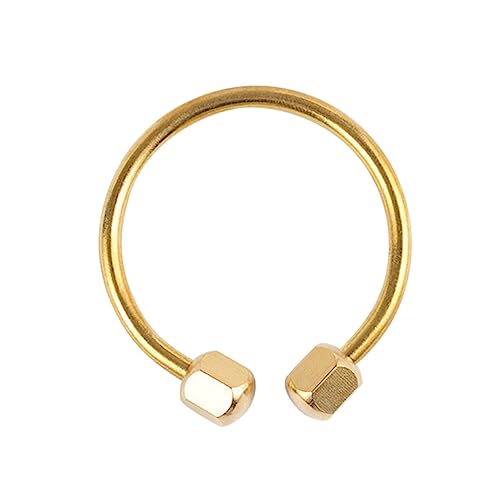 VALICLUD 1Stk einfacher Schlüsselanhänger bastelzeug Goldfarbe Key Chains schlusselketten keycase Key fob Key Holder Key Box Outdoor-Schlüsselanhänger Schlüsselanhänger aus Messing Golden von VALICLUD