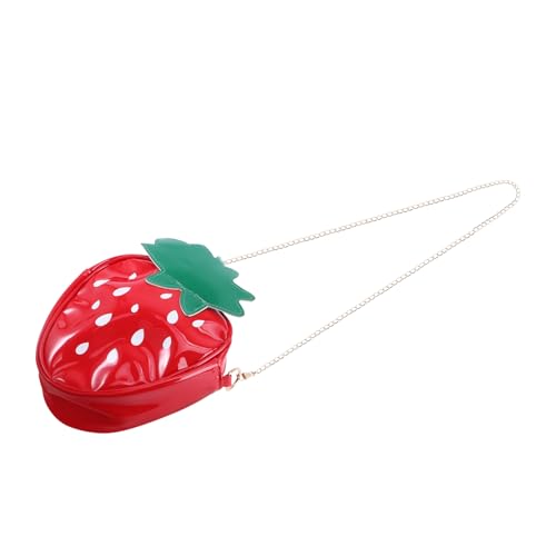 VALICLUD 1stück Niedliche Erdbeer Umhängetasche Für Mädchen Mini Messenger Bag Kreatives Design Vielseitige Geldbörse Für Junge Mädchen Und Studenten Geschenkidee Für Geburtstage von VALICLUD