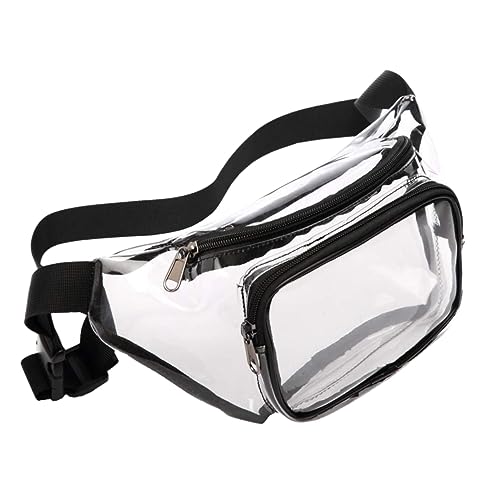 VALICLUD Transparente wasserdichte Bauchtasche Für Outdoor Sportarten Fitness Laufen Und Reisen Vielseitige Hüfttasche Für Herren Und Damen von VALICLUD