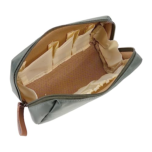VALICLUD Tragbare Kosmetiktasche Mittelgroße Kulturbeutel Für Reisen Wasserabweisende Make up Tasche Aus Strapazierfähigem Nylon Und PVC Für Frauen Mit Starkem Reißverschluss Für von VALICLUD